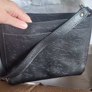 PORTLAND LEATHER triangle bag 'Dahlia'